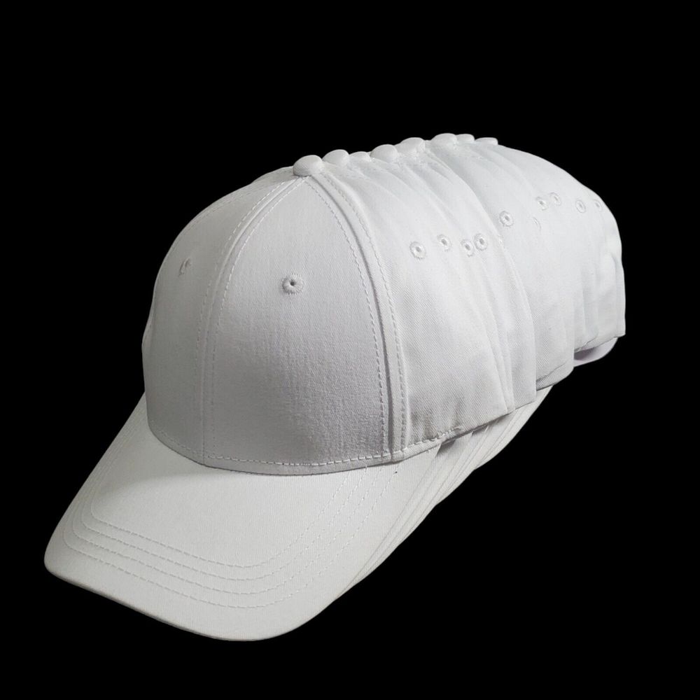 (12) Blank White Hats Paramount Caps Baseball Caps One Size Fits All WPL285
